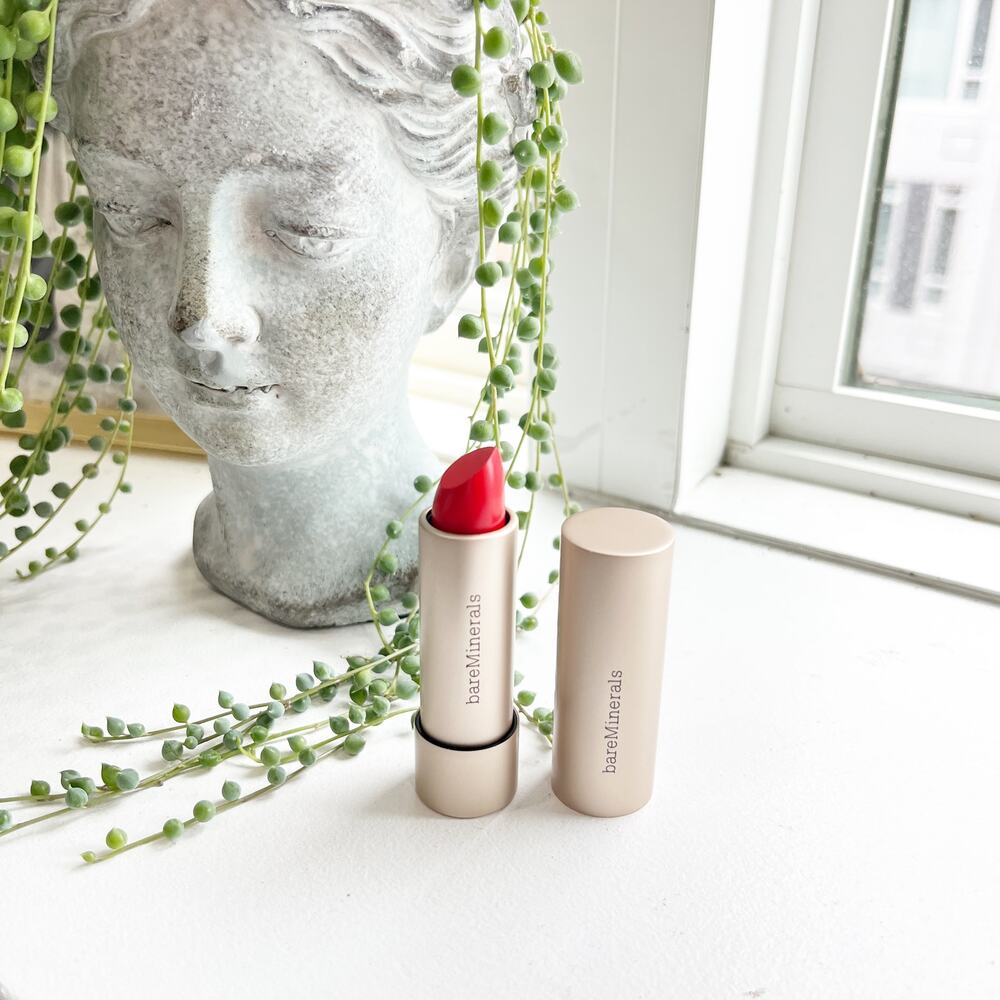 NEW BareMinerals Mineralist Hydra-Smoothing Lipstick in Energy Red